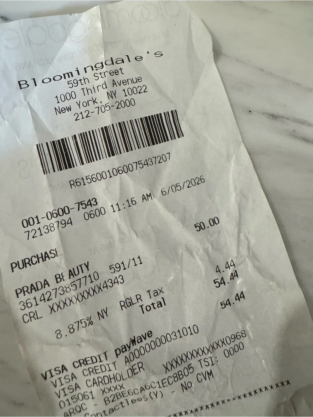 Prada Monochrome Lipstick R128 with Light Green Pouch